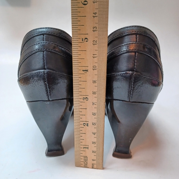 John Fluevog Heels Black Leather Pumps Blind Faith Womens size 7 - Picture 11 of 16